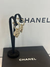 Chanel Re-Worked Heart Drop Earrings Gold Plated