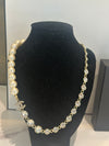 Chanel Re-Worked Pearl And Crystal Necklace Yellow Gold Plated