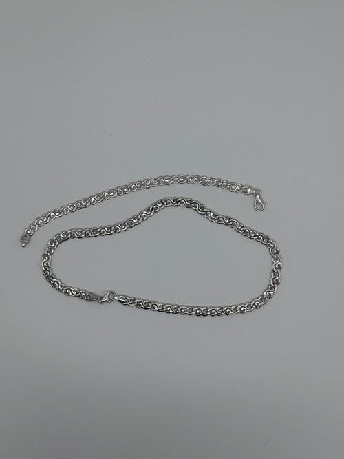 Silver Necklace & Bracelet Set
