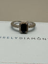 18ct White Gold Sapphire And Diamond Ring