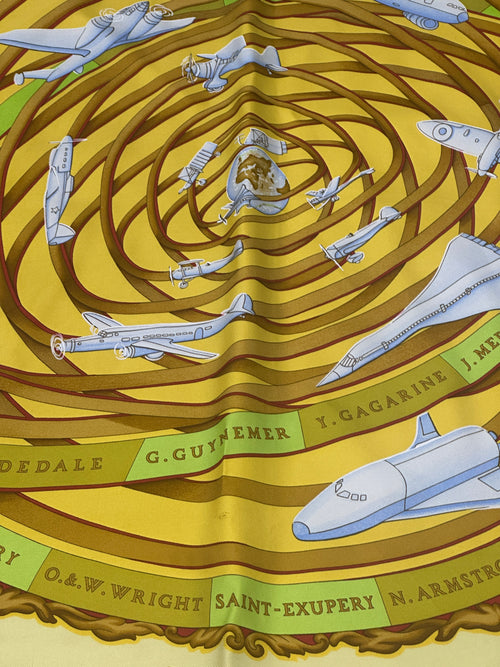 Hermes Reves D'espace Silk Scarf