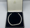 Cultured Pearl Necklace With A Silver Magnetic Clasp