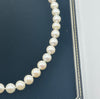 Cultured Pearl Necklace With A Silver Magnetic Clasp
