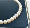 Cultured Pearl Necklace With A Silver Magnetic Clasp