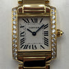Cartier Tank Française ref.2385 Factory Set Diamonds Full Set