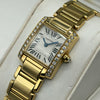 Cartier Tank Française ref.2385 Factory Set Diamonds Full Set