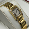 Cartier Tank Française ref.2385 Factory Set Diamonds Full Set