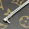 14ct White Gold Diamond Line Bracelet