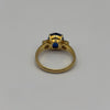 18ct Yellow Gold Sapphire And Diamond Ring