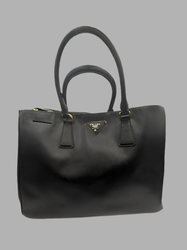 Prada Galleria Double Zip Black Tote – Elite HNW - High End