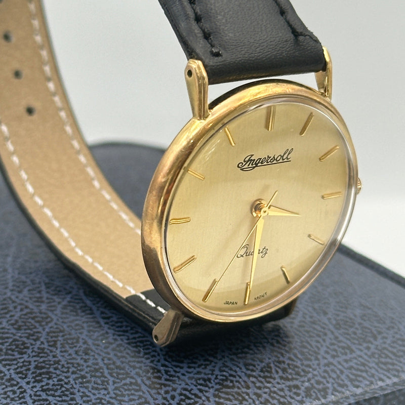 Ingersol Gold-plated Dress Watch 34mm Elite HNW - High End Watches, Jewellery & Art Boutique Ingersol Gold-plated Dress Watch 34mm Elite HNW - High End Watches, Jewellery & Art Boutique