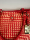 Helen Kaminski Woven Leather Tote – Pink &amp; Red Checkerboard