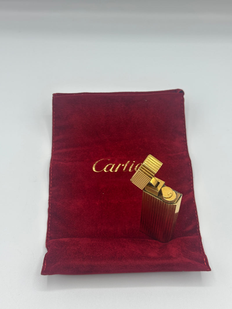 cartier cigarette lighter Lot 1488 Cartier C de Cartier Decor oval lighter in palladium finish Vintage Cartier Lighter Made In
