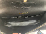 Chanel Black and Gold Medium flap bag