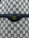 Gucci Monogram Blue Tote Sherry Line