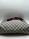 Gucci Monogram Blue Tote Sherry Line
