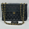 Chanel Navy Quilted Caviar Jumbo