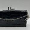 Dior Black Croc Purse-On-Chain