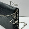 Dior Black Croc Purse-On-Chain