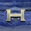 Hermes Alligator Purse, Blue