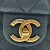 Chanel Globe -Trotter Flap Bag In Black Quilted Caviar