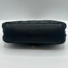 Chanel Globe -Trotter Flap Bag In Black Quilted Caviar