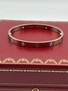 Cartier Love Bangle With 4 Diamonds In 18ct White Gold