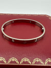 Cartier Love Bangle With 4 Diamonds In 18ct White Gold