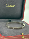 Cartier Love Bangle With 4 Diamonds In 18ct White Gold