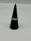 18ct White Gold Diamond Soliatre Ring Set With Diamond Shoulders
