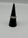 18ct White Gold Diamond Soliatre Ring Set With Diamond Shoulders