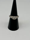 18ct White Gold Diamond Soliatre Ring Set With Diamond Shoulders