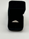 18ct White Gold Diamond Soliatre Ring Set With Diamond Shoulders