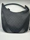Gucci Black Canvas Hobo Bag