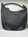 Gucci Black Canvas Hobo Bag