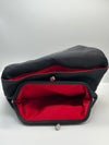 Lulu Guinness Black Satin Clutch Hadbag