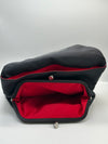 Lulu Guinness Black Satin Clutch Hadbag