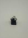 18ct White Gold Cushion Shape Diamond Ring GIA Certificated