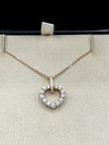 Chopard Diamond Heart Pendant 18ct Rose Gold