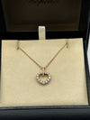 Chopard Diamond Heart Pendant 18ct Rose Gold