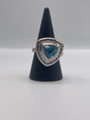 Silver And Topaz Ring