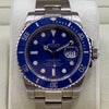 Rolex Submariner Date 116619LB 'Smurf' (B&P, 2023 Rolex Service)