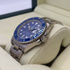 Rolex Submariner Date 116619LB 'Smurf' (B&P, 2023 Rolex Service)