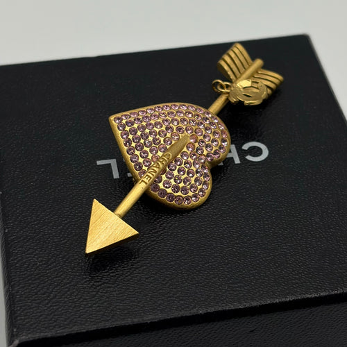 Chanel Heart Brooch