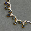 18ct Yellow Gold And White Gold, Sapphire and Diamond Collar