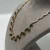 18ct Yellow Gold And White Gold, Sapphire and Diamond Collar