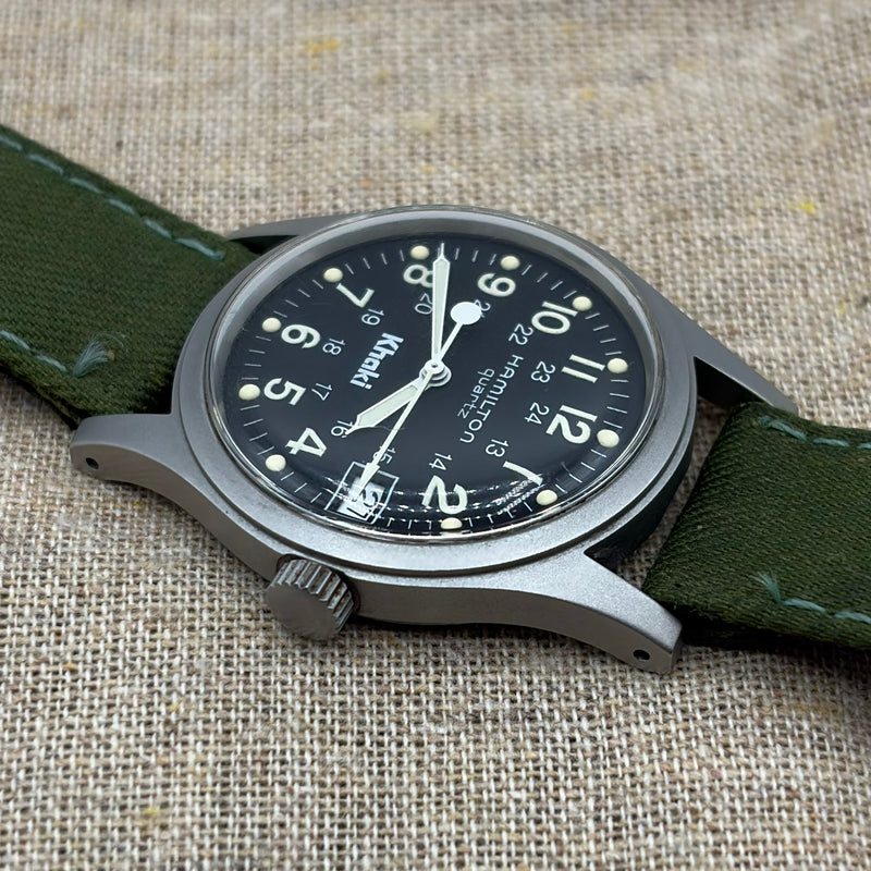 【ジャンク】HAMILTON Khaki 9797　ほぼオリジナル　33mm Hamilton Khaki Ref.9797 – Elite HNW - High End Watches, Jewellery