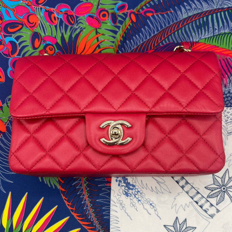 Chanel Mini Classic Handbag Fuschia Lambskin – Elite HNW - High