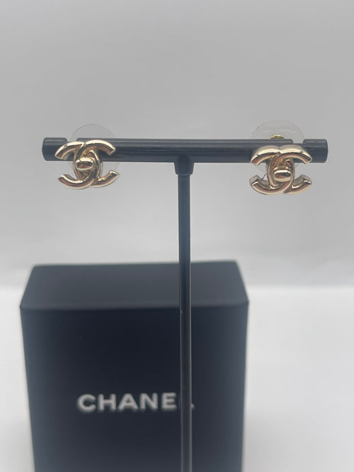 Chanel Gold Studs
