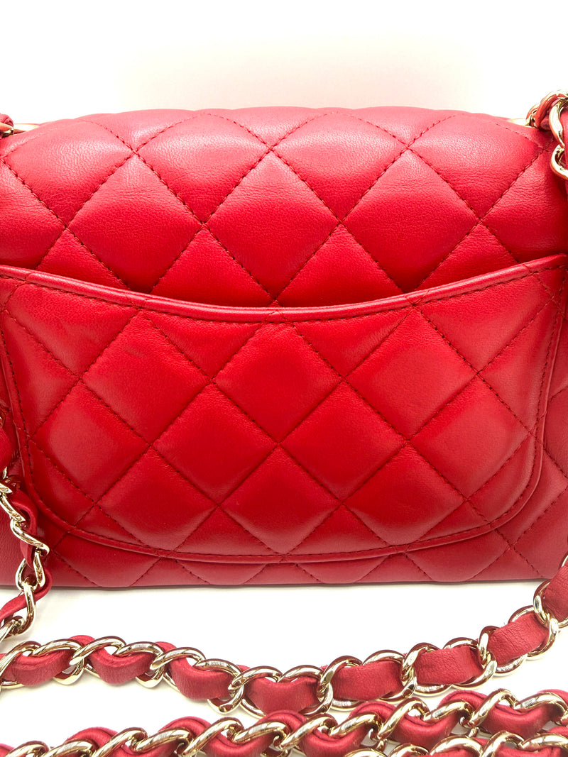 Chanel Mini Classic Handbag Fuschia Lambskin – Elite HNW - High